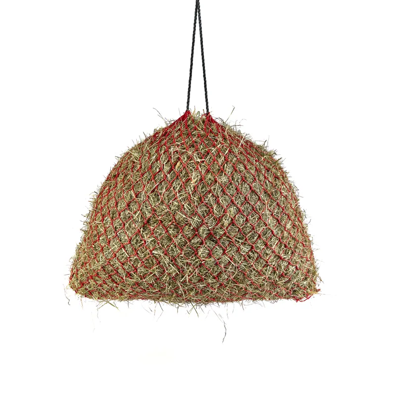 Shires Greedy Feeder Haynet Small in Red